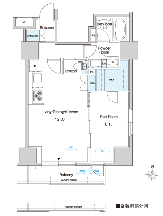 Btype 間取り図