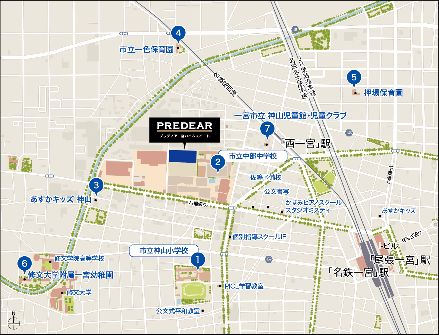 教育施設MAP