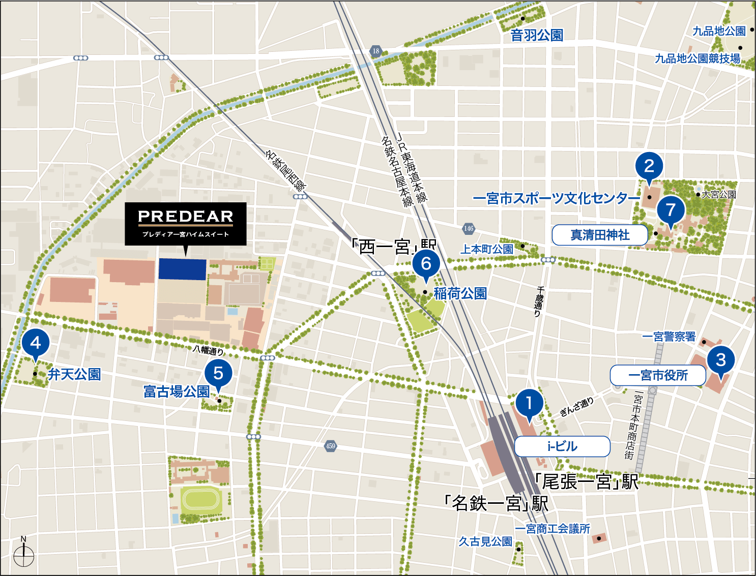 公共施設・公園MAP