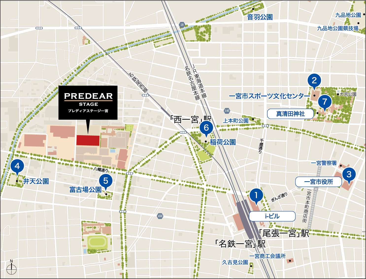 公共施設・公園MAP