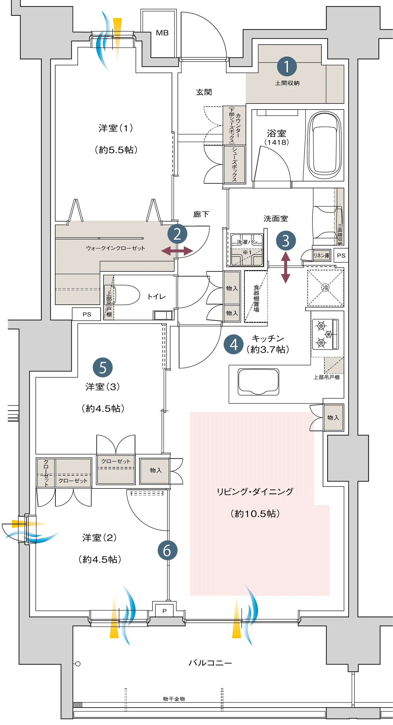 Btype間取り