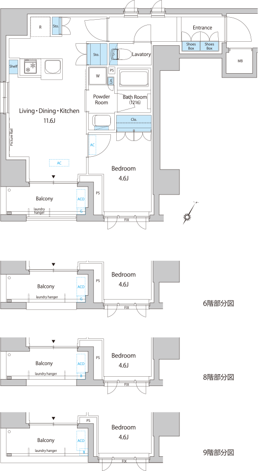 Gtype 間取り図