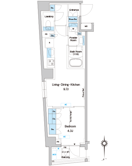 Dtype 間取り図