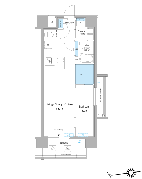 C1type 間取り図