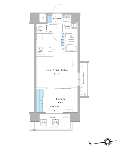 C2type 間取り図