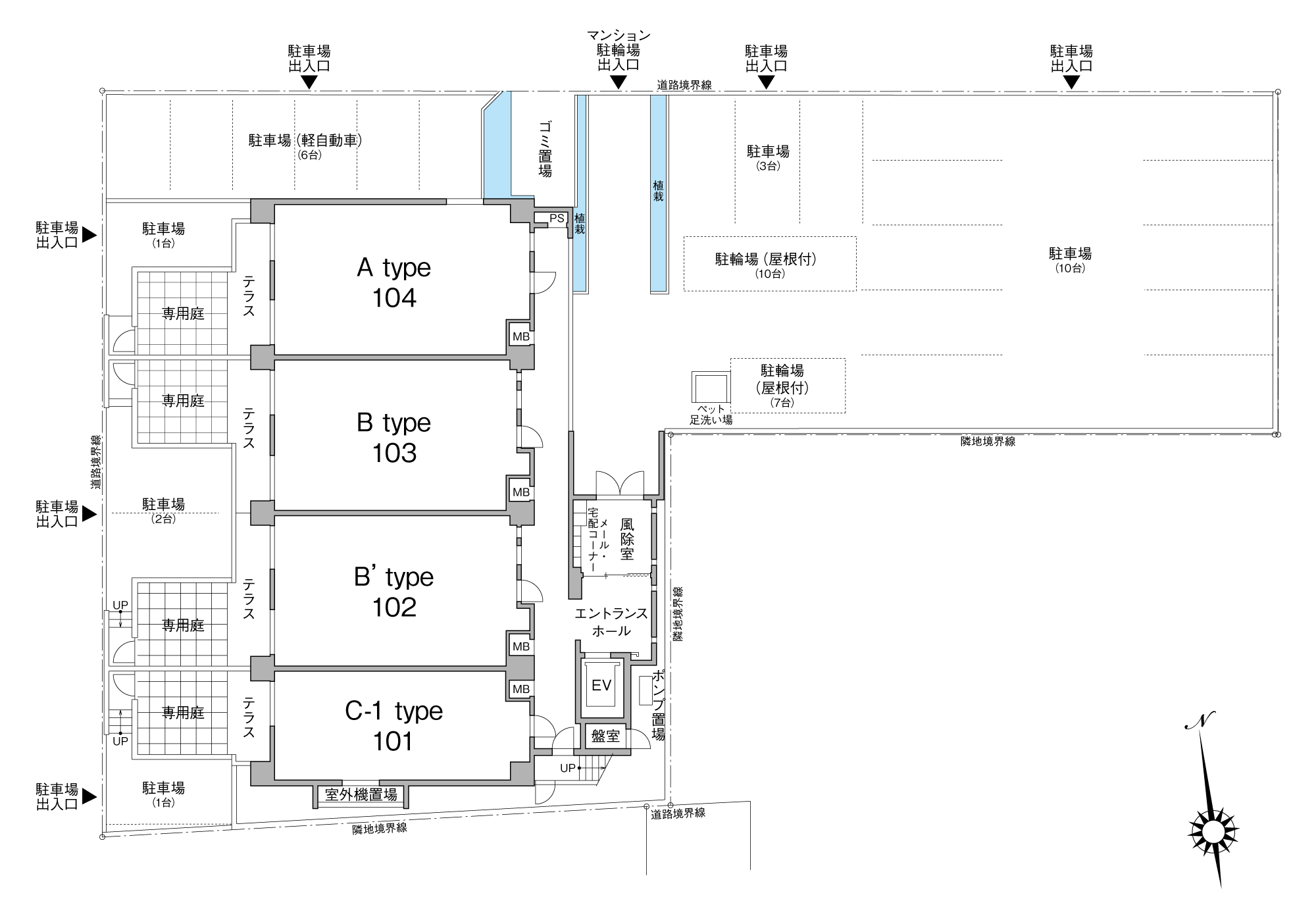 1階平面図