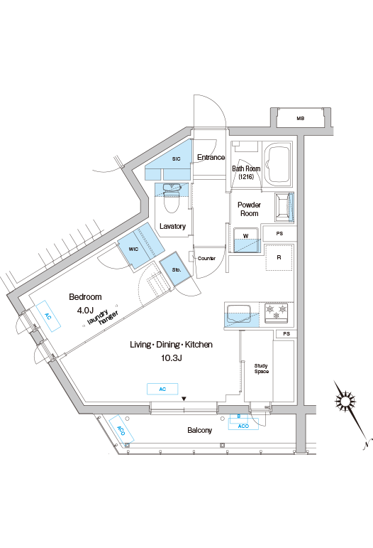 Dtype 間取り図