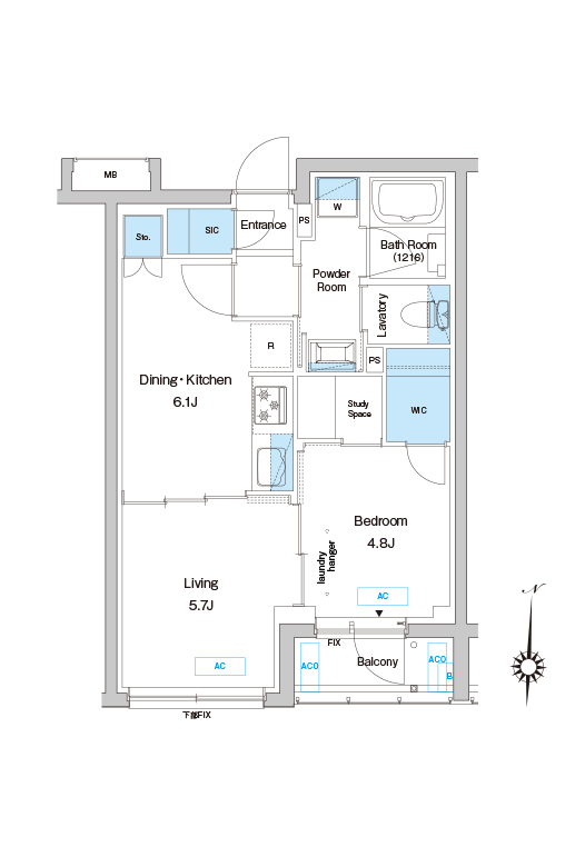 Gtype 間取り図